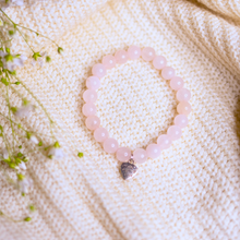 Load image into Gallery viewer, Rose Quartz Crystal Bracelet
