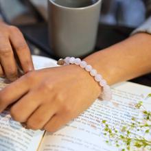 Load image into Gallery viewer, Rose Quartz Crystal Bracelet
