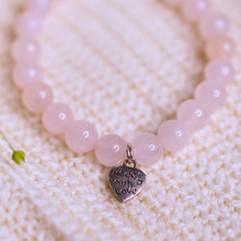 Load image into Gallery viewer, Rose Quartz Crystal Bracelet
