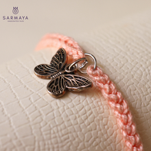 Load image into Gallery viewer, Butterfly Minimal Crochet Bracelet
