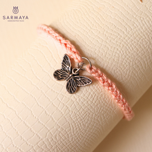 Load image into Gallery viewer, Butterfly Minimal Crochet Bracelet
