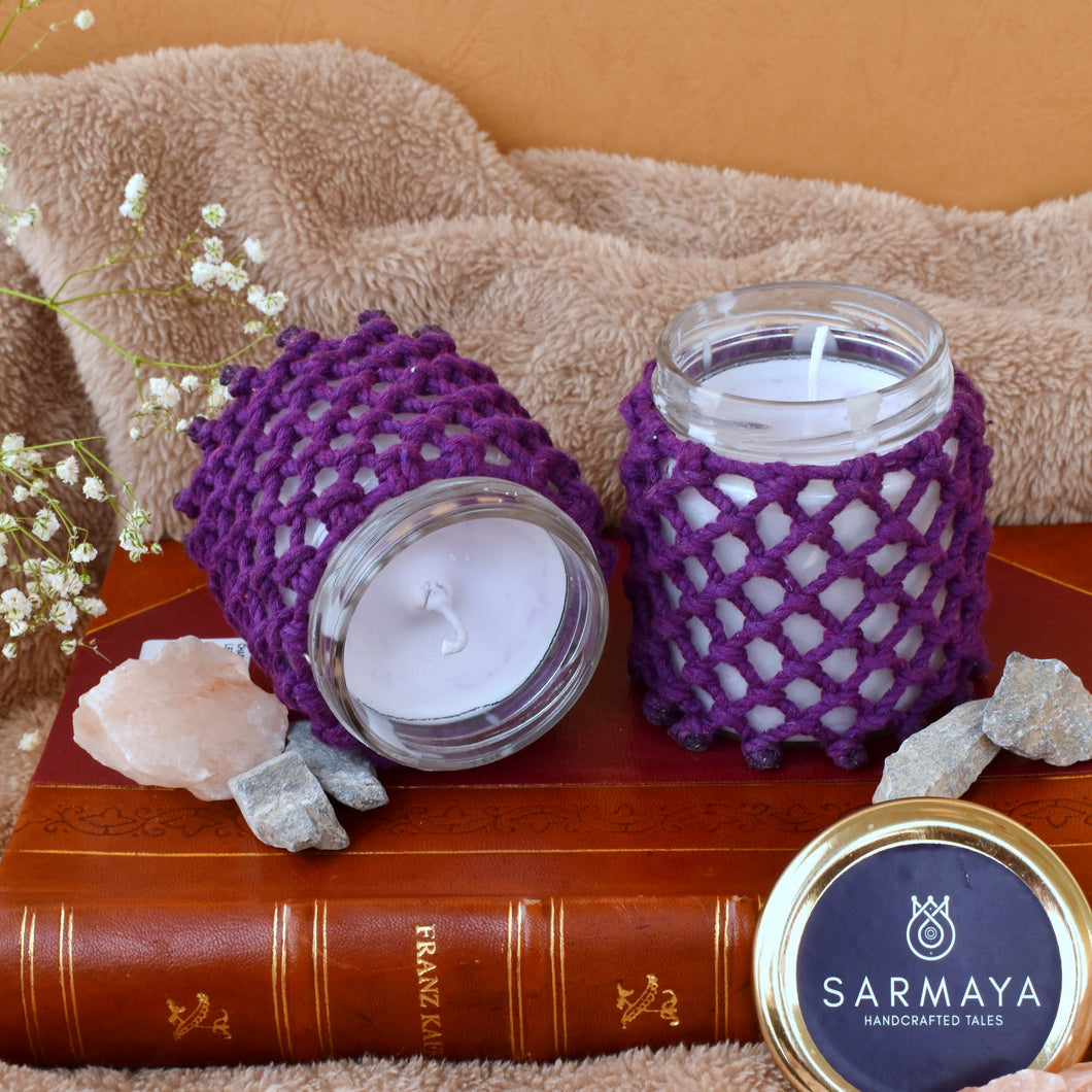 Soy Wax Organic Aroma Candles - Lavender