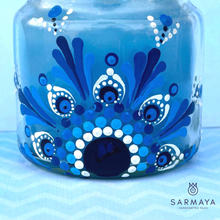 Load image into Gallery viewer, Hand-painted Mandala Aroma Candles - Aqua
